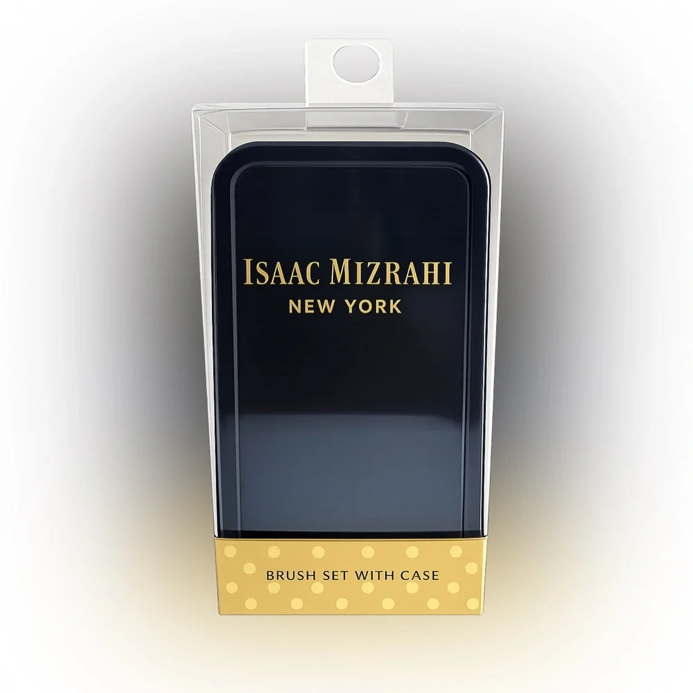 Isaac Mizrahi Black and Gold Makeup Brush‎ Collection